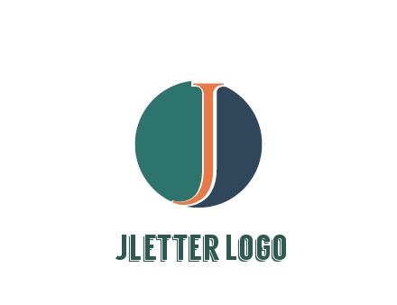 letter J in circle