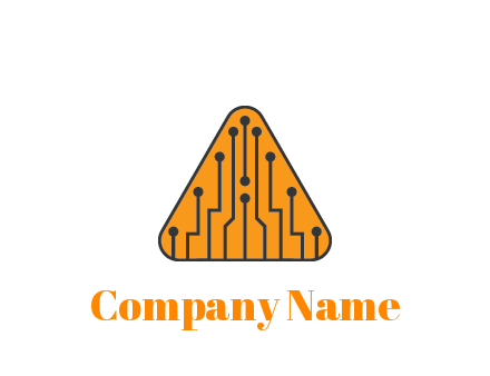 circuit lines in triangle