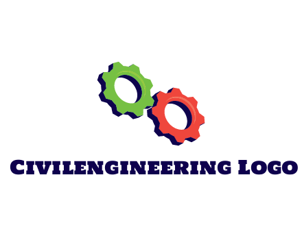 gears together engineering logo