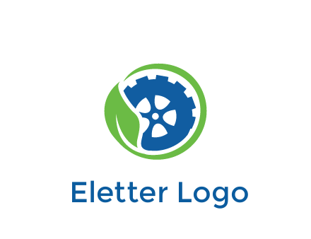 leaf around tire environmental logo