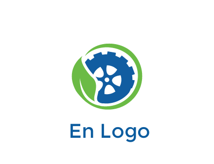 leaf around tire environmental logo