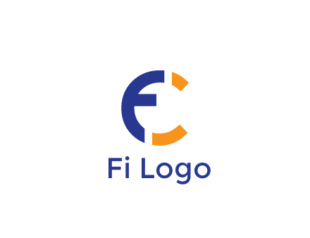 letter F and C finance logo