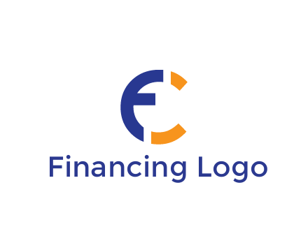 letter F and C finance logo