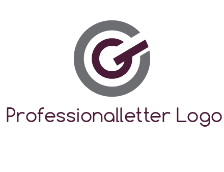 letter g inside the circle logo