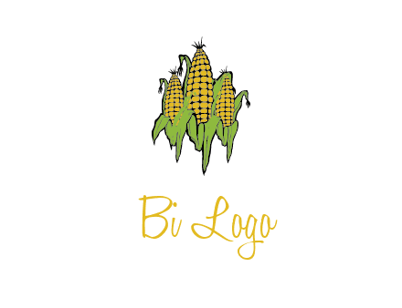 corn on cobs agriculture graphic