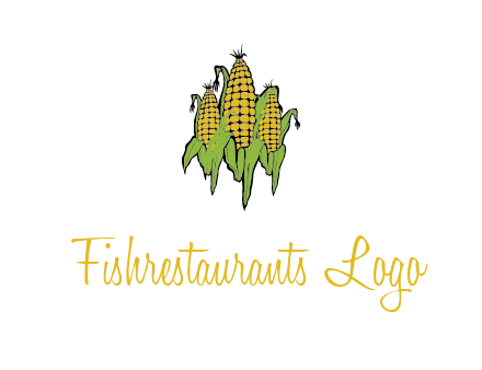 corn on cobs agriculture graphic