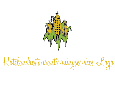 corn on cobs agriculture graphic