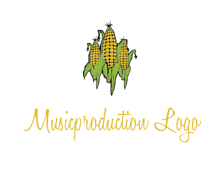 corn on cobs agriculture graphic