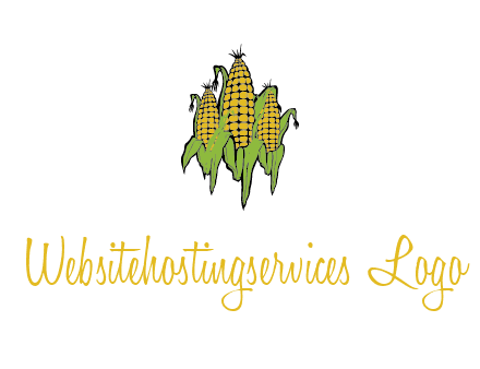 corn on cobs agriculture graphic