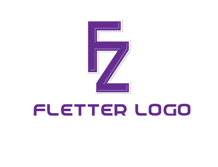 letter F joined with letter Z