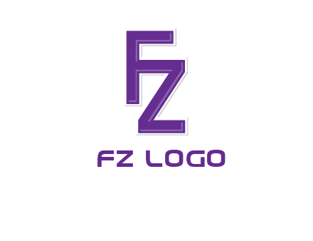 letter F joined with letter Z