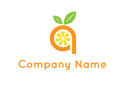 orange incorporated with letter a logo