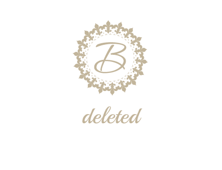 elegant letter b logo