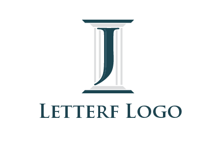 letter j inside court column logo