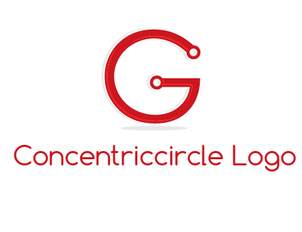 technology cables forming letter g logo