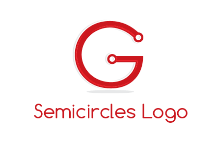 technology cables forming letter g logo