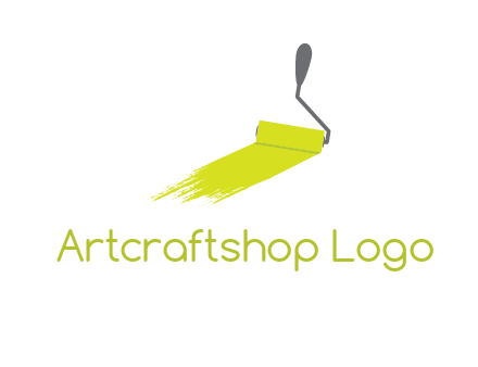 roller paint brush logo