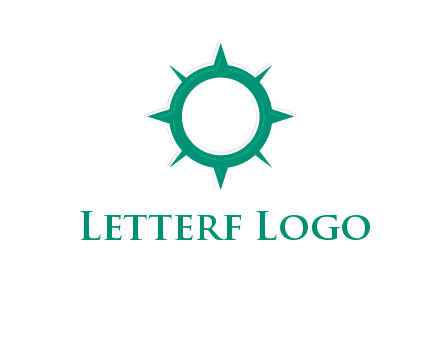 letterr O is present inside a compass logo