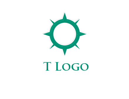 letterr O is present inside a compass logo