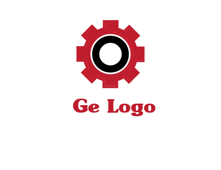 Letter o inside the gear logo