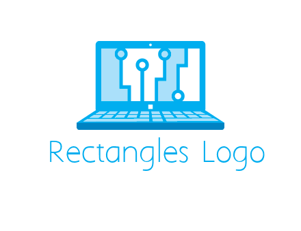 technology cables inside the laptop icon