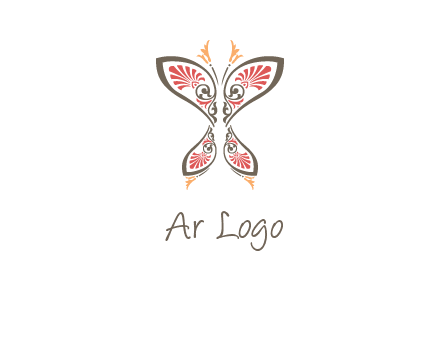 flourish butterfly illustration