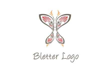 flourish butterfly illustration