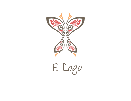 flourish butterfly illustration