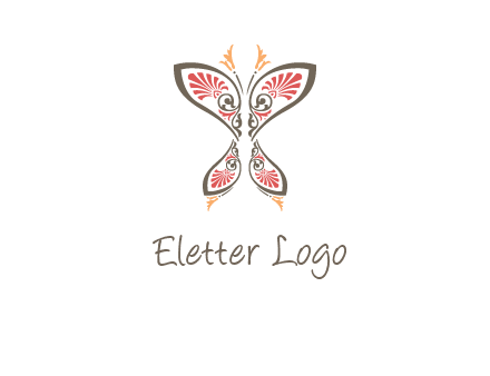 flourish butterfly illustration