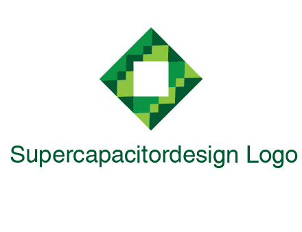 square in pixel pattern tile logo