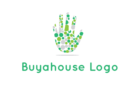 Dotted hand logo