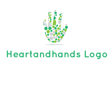 Dotted hand logo