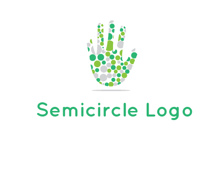 Dotted hand logo