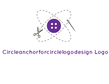 button and stitch line logo