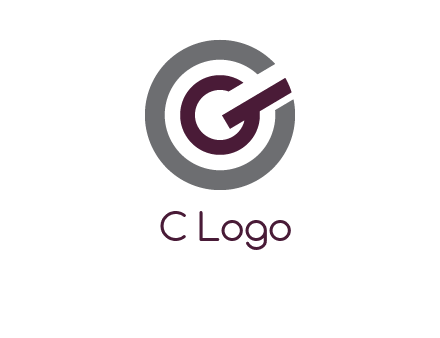 letter g inside the circle logo