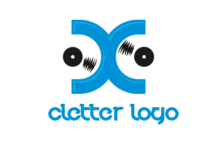 Letter X and music disc logo