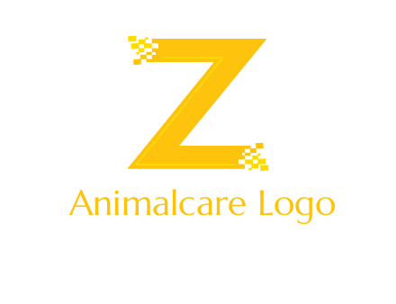 digital letter Z logo