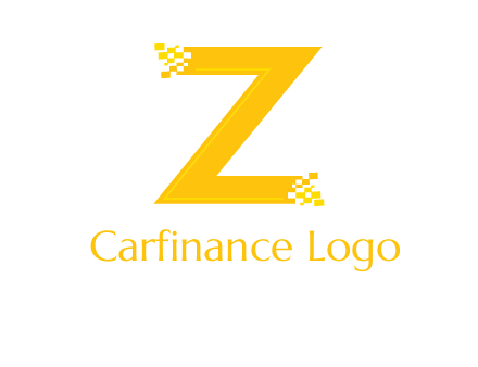 digital letter Z logo