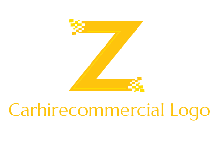 digital letter Z logo