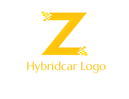 digital letter Z logo