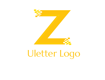 digital letter Z logo