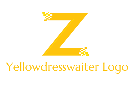 digital letter Z logo