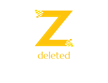 digital letter Z logo