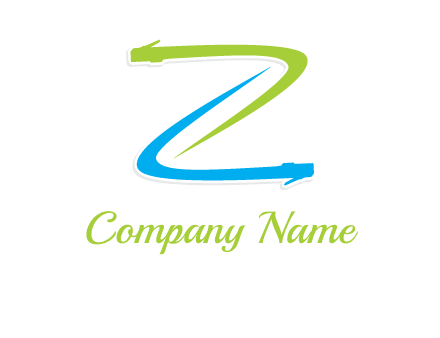 network wire letter Z logo