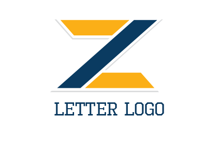 shapes forming letter Z