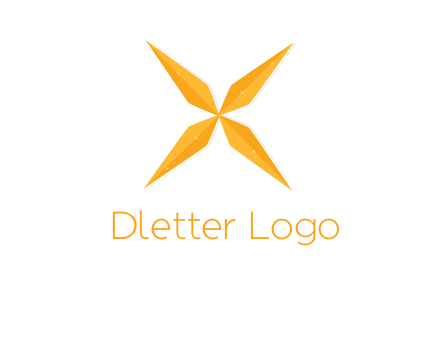 abstract letter X logo