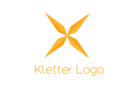 abstract letter X logo