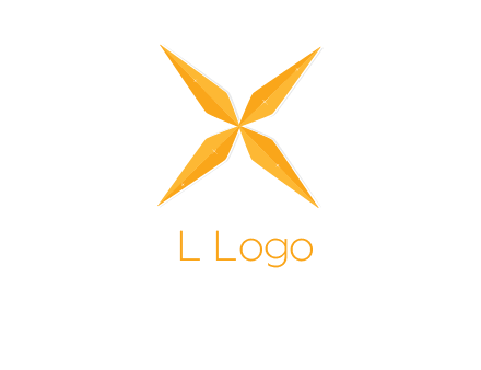 abstract letter X logo