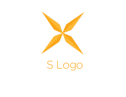 abstract letter X logo