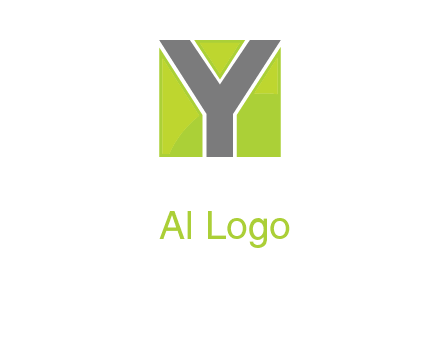 letter y in square logo